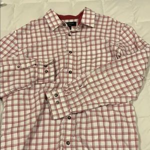Red and White Plaid Banana Republic Shirt